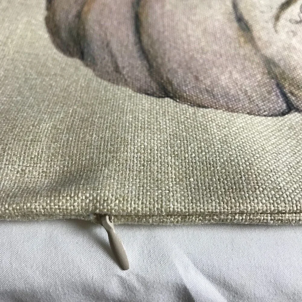 NWOT Pumpkin Fall Thanksgiving Halloween Pillow cover for 16"x16" pillow - Picture 4 of 10